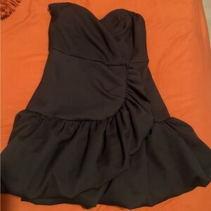 Black Ruffle Dress